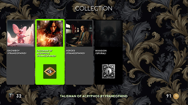 Browse / Select / Unlock image packs